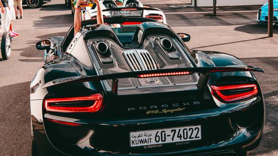 Supercar Owners Circle 2024 Porsche 918 Spyder achterkant