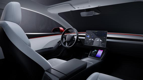 Tesla Model 3 RWD cockpit voorstoel stuur