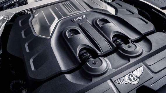 Bentley Continental V8 motor