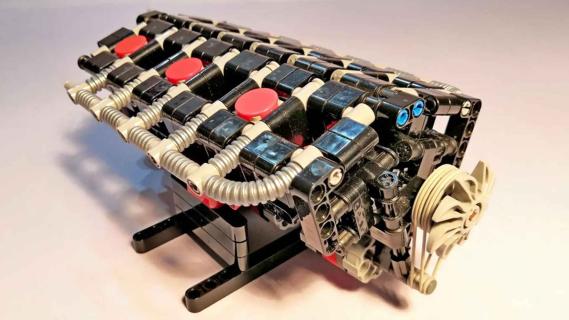 Brutus Lego-set V12-vliegtuigmotor BMW