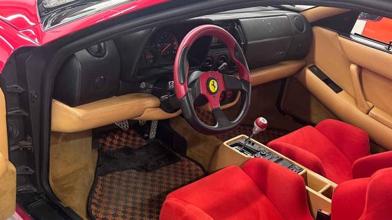Ferrari F512M Gerhard Berger gestolen teruggevonden interieur