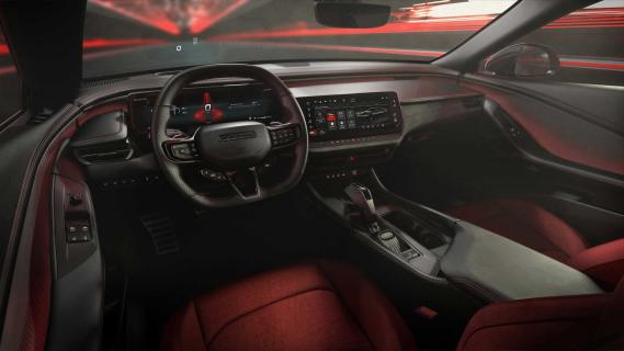 Elektrische Dodge Charger 2024 interieur en dash