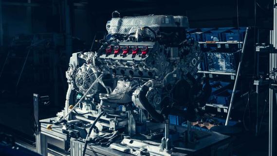 Laatste Audi R8 schuin voor V10-motor