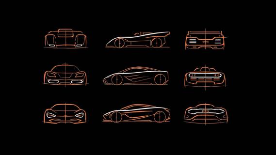 McLaren designfilosofie tekeningen