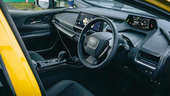 Stig Uber Toyota Prius interieur