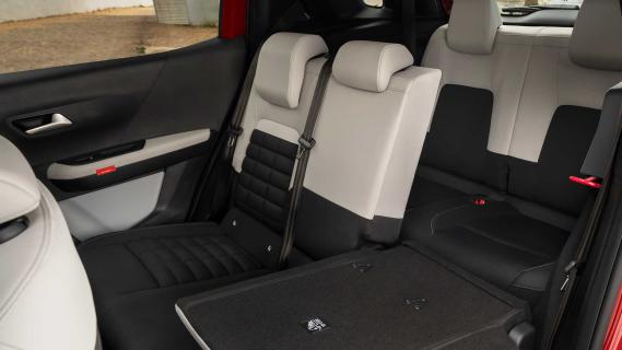 Citroën C3 Aircross interieur achterbank en achterste bank