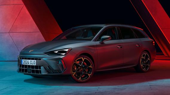 Cupra Leon Sportstourer facelift (2024) schuin voor