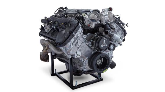 Ford Mustang V8 krat-motor 5,0-liter Coyote schuin voor