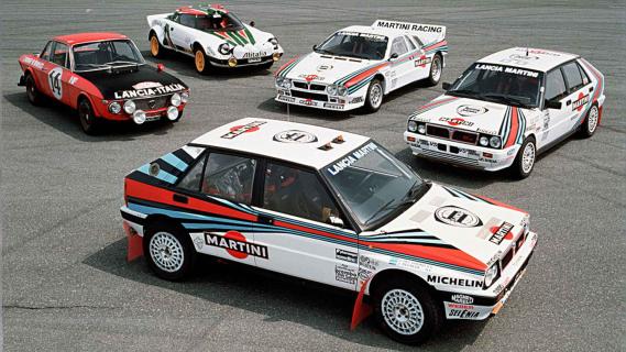 Lancia rallyauto's