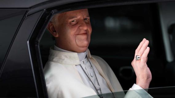 De paus in een Fiat 500L