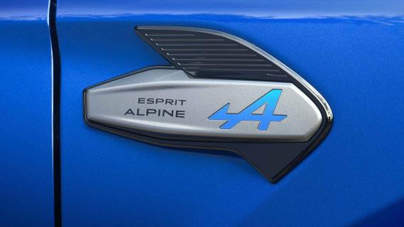 Renault Captur (2024) Esprit Alpine badge