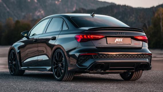 Abt Audi RS 3-S Limousine schuin achter