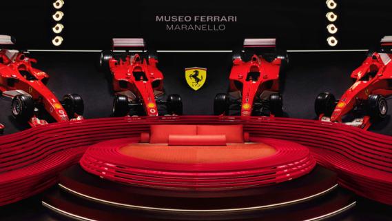 Airbnb in Ferrari Museum bed