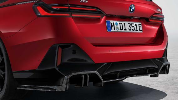 BMW 5-Serie Touring M Performance diffuser achter