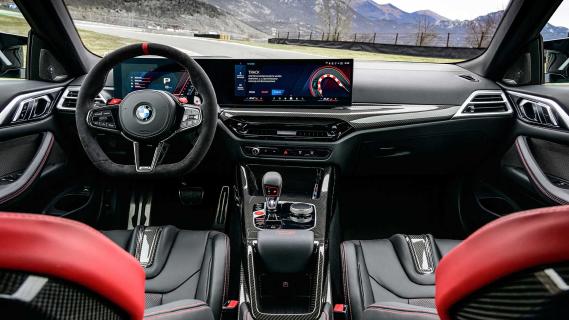 BMW M4 CS (2024) dashboard, pook en middenconsole (interieur)