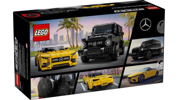 Mercedes-AMG G 63 en SL 63 Lego doos achterkant