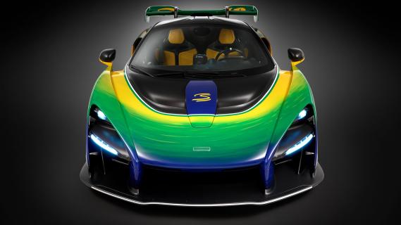 McLaren Senna Monaco GP 2024 Senna-kleurstelling voorkant