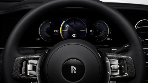 Rolls-Royce Cullinan Series II Black Badge interieur tellerscherm