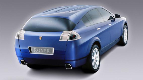Rover TCV conceptauto (2002) schuin achter blauw