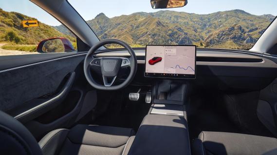 Tesla Model 3 Performance (2024) interieur overzicht