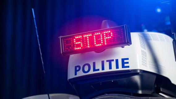 politie motorfiets BMW R 1250 RT-P bord STOP