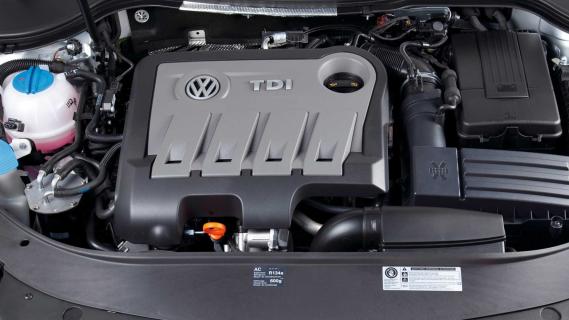 Dieselmotor in VW Passast TDI