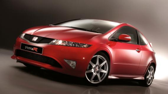 Honda Civic Type-R rood voorkant