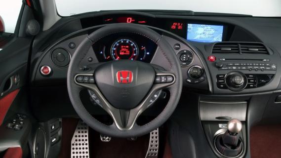 Honda Civic Type-R rood interieur