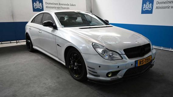 V8 Mercedes CLS 55 AMG bij Domeinen (foutste AMG)