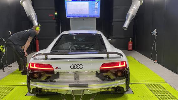 HGP Audi R8 achterzijde