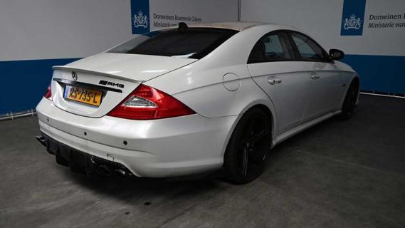 V8 Mercedes CLS 55 AMG bij Domeinen (foutste AMG)