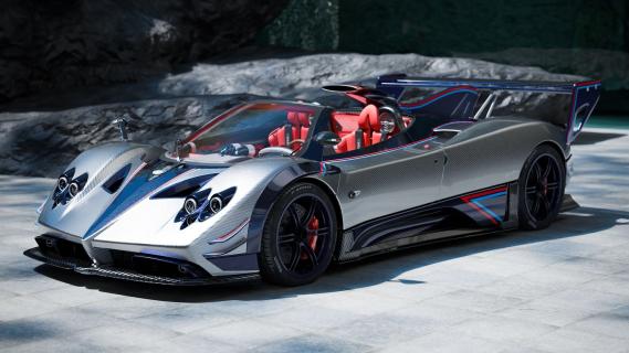 Pagani Zonda Arrivederci schuin voor links