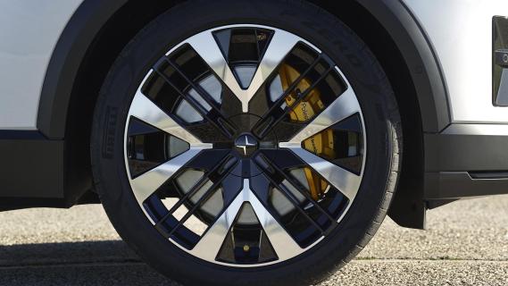 Polestar 3 Dual Motor (2024) wit zijkant velg