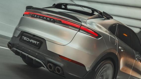 Techart Cayenne S Coupé facelift achterzijde spoiler