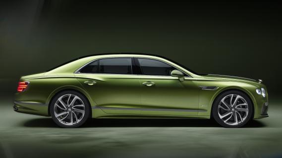 Bentley Flying Spur Speed (20224) groen zijkant