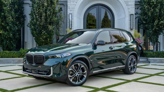 BMW X5 25 Jahre groen voorzijde