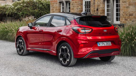 Achterkant Ford Puma facelift (2024)