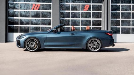 G-Power M440i Cabriolet blauw zijkant