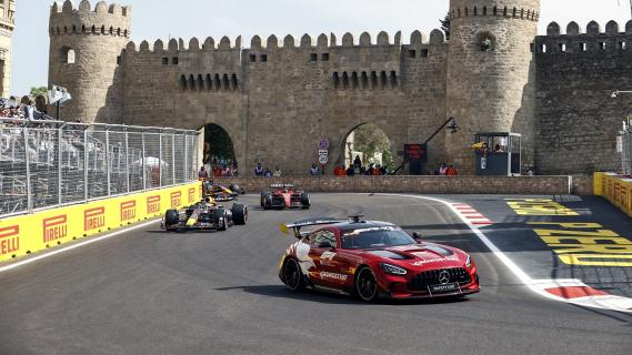 GP Azerbeidzjan 2023 safetycar