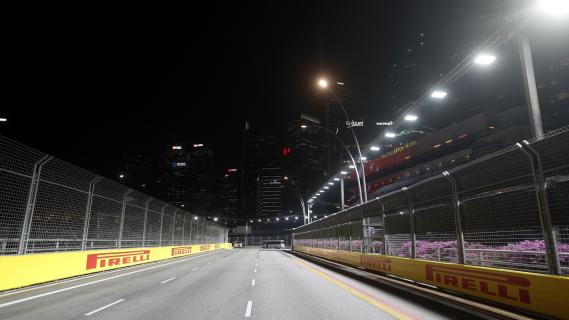 GP Singapore 2024 Marina Bay Circuit lege baan