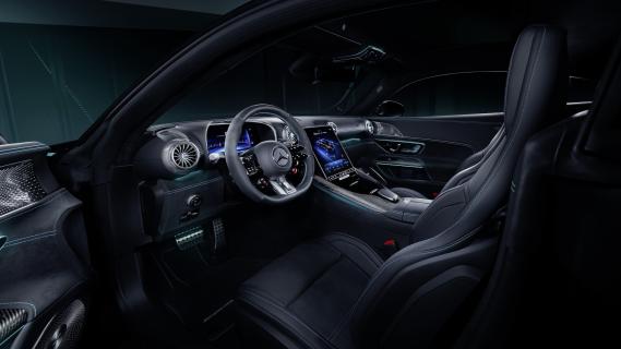 Mercedes-AMG GT Pro Motorsport Collectors Edition (2024) zwart interieur deur open