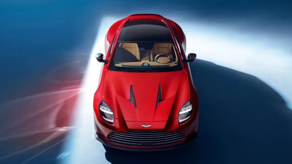 Aston Martin Vanquish (2024) rood voorzijde