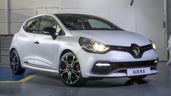 Renault Clio RS Trophy wit zijkant rechts voor