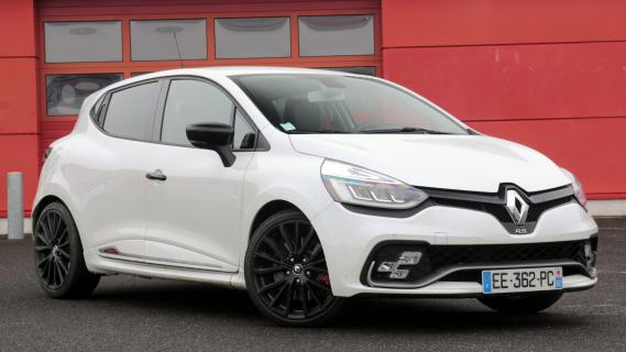 Renault Clio RS Trophy facelift wit zijkant rechts voor