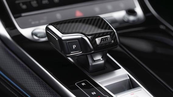 Abt Q8 2024: studio interieur detail pook carbon koolstofvezel