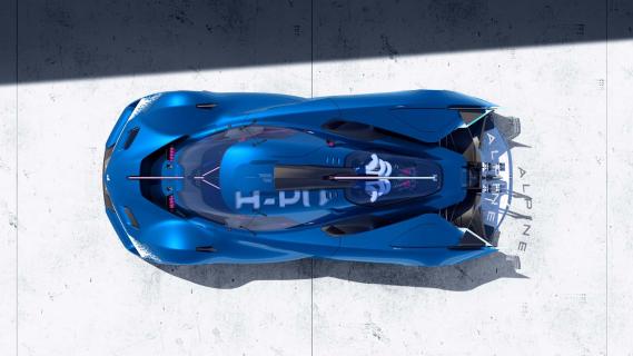 Alpine Alpenglow Hy6 concept (2024) bovenzijde