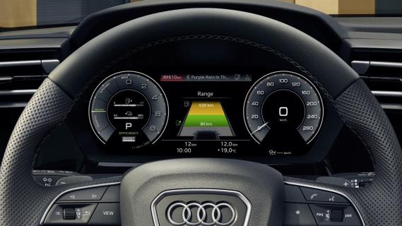 Audi A3 TFSI E S Edition (8Y) wit (2024) wit instrumentarium