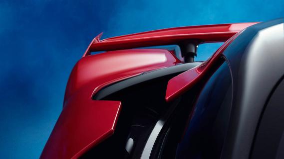 Ferrari F80 2024 detail NACA aero spoiler