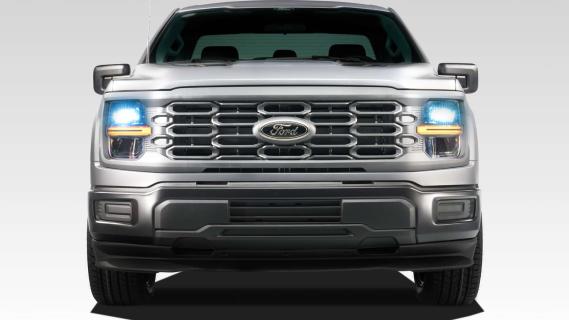 Ford F-150 XL FP700S 2024 grijs badge voorzijde