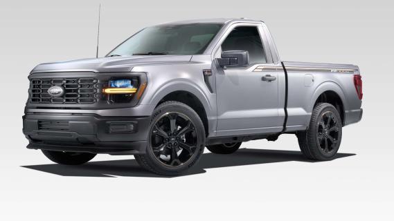 Ford F-150 XL FP700S 2024 grijs schuin voor